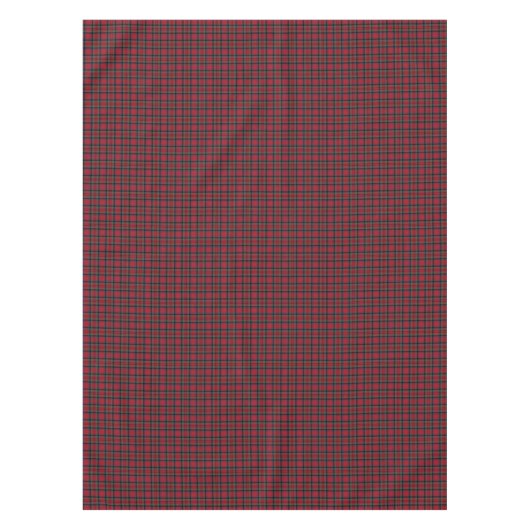Nappe Clan MacDuff Tartan écossais rouge, vert et bleu (Devant)