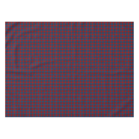 Nappe Clan MacLachlan Royal Blue and Red Scottish Tartan (Devant (Horizontal))
