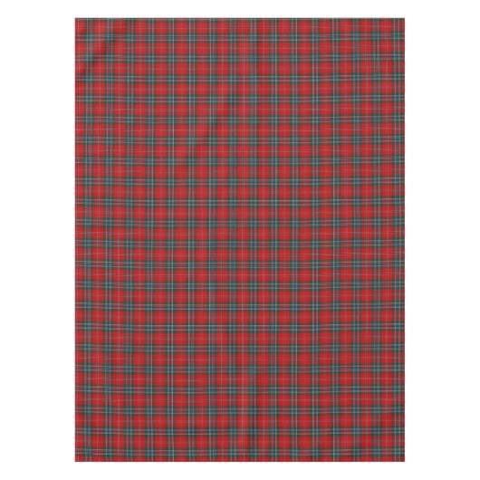 Nappe Clan MacLean Tartan écossais rouge, bleu et vert (Devant)