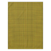 Nappe Clan MacLeod Tartan écossais jaune et noir (Devant)