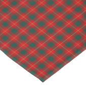 Nappe Clan MacPhee Red et Forest Green Scottish Tartan (Angle)