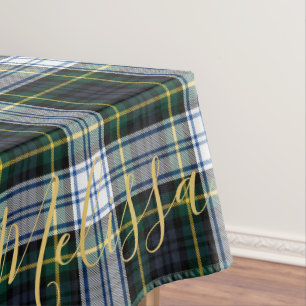 Nappe Clan personnalisé Gordon Tartan Nom du plan