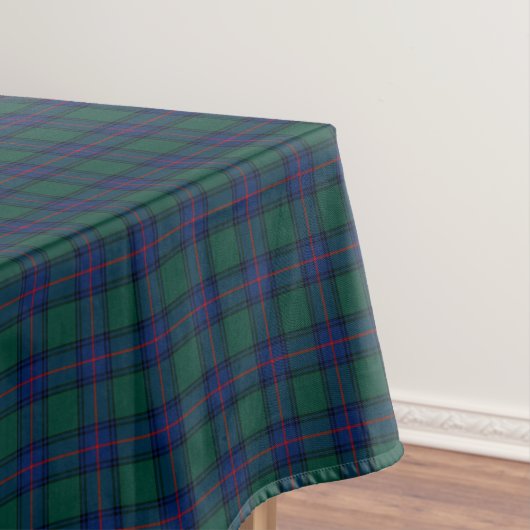 Nappe Clan Shaw Green et Royal Blue Scottish Tartan (In Situ)