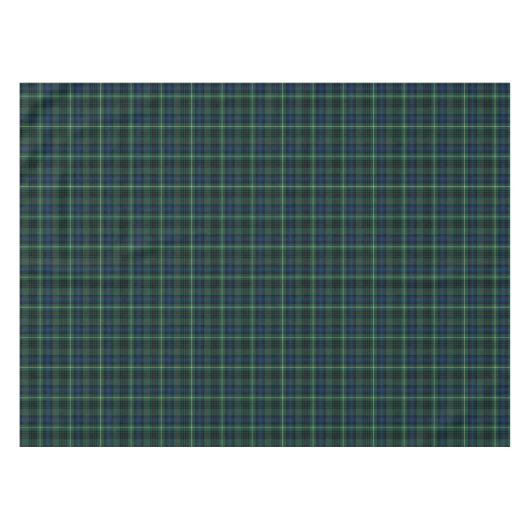 Nappe Clan Stewart Green et Blue Hunter Tartan (Devant (Horizontal))