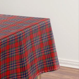 Nappe Clan tartan d'écossais de bleu rouge et royal de