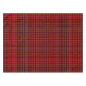 Nappe Clan Wallace Tartan écossais rouge et noir (Devant (Horizontal))