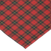 Nappe Clan Wallace Tartan écossais rouge et noir (Angle)