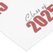 Nappe Classe Parties scintillant rouge de 2025 (Angle)