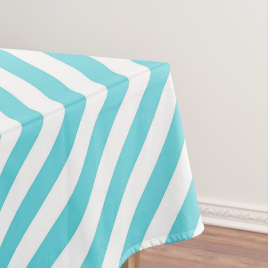 Nappe Classic blue and white diagonal stripes (In Situ)