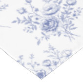 Nappe Classic Blue Flowers Pattern French blue toile (Angle)