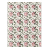 Nappe Classic English Roses In Soft Shades Of Pink  (Devant)