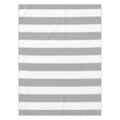 Nappe Classic gris et blanc rayures vintages (Devant)