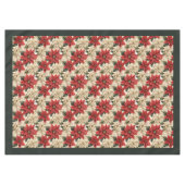 Nappe Classic Holiday Tablecloth Rustic Floral Design (Devant (Horizontal))