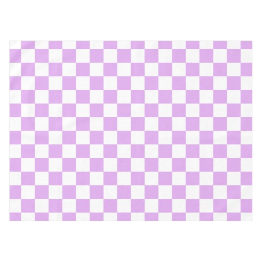 Nappe Classic light lavender checkerboard  (Devant (Horizontal))