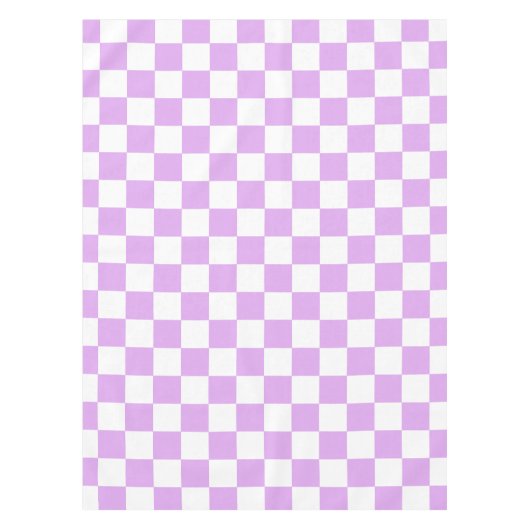 Nappe Classic light lavender checkerboard  (Devant)
