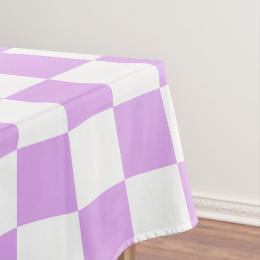 Nappe Classic light lavender checkerboard  (In Situ)