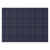 Nappe Classic Navy Blue Plaid Christmas (Devant (Horizontal))