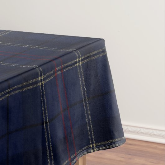 Nappe Classic Navy Blue Plaid Christmas (In Situ)
