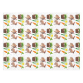 Nappe Classic Pâques Rabbit Collage Fête de Vacances (Devant (Horizontal))