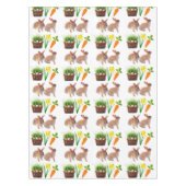 Nappe Classic Pâques Rabbit Collage Fête de Vacances (Devant)