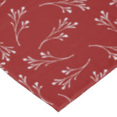 Nappe Classic Red Holiday | Dîner de Noël (Angle)