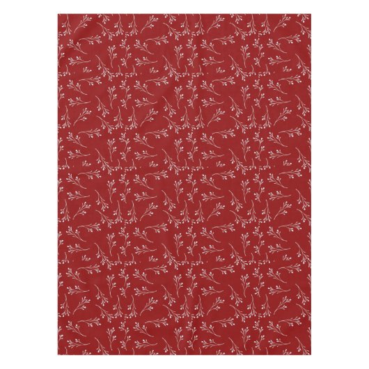 Nappe Classic Red Holiday | Dîner de Noël (Devant)