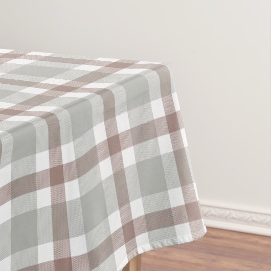 Nappe Classic Stripes Brown, Taupe, Linen Hues  (In Situ)