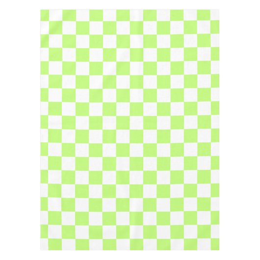 Nappe Classic visual lime checkerboard  (Devant)