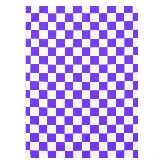 Nappe Classic visual violet checkerboard  (Devant)