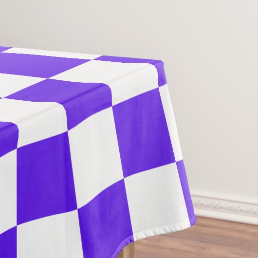 Nappe Classic visual violet checkerboard (In Situ)