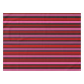 Nappe Classique design à rayures verticales rouges et ro (Devant (Horizontal))