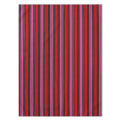 Nappe Classique design à rayures verticales rouges et ro (Devant)