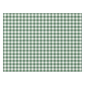 Nappe Classique Gingham à carreaux vert forêt (Devant (Horizontal))
