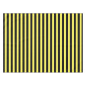 Nappe Classique moderne noir et jaune rayé (Devant (Horizontal))