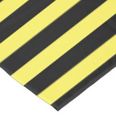 Nappe Classique moderne noir et jaune rayé (Angle)