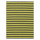 Nappe Classique moderne noir et jaune rayé (Devant)