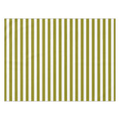 Nappe Classique Moderne Olive Vert et Blancs (Devant (Horizontal))