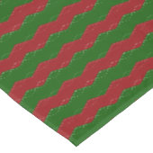 Nappe Classique rouge et vert de Noël (Angle)