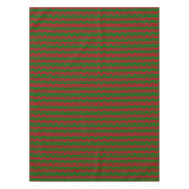 Nappe Classique rouge et vert de Noël (Devant)
