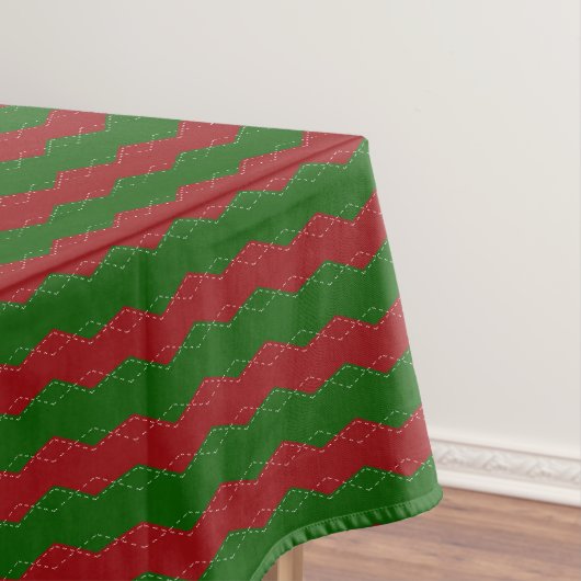 Nappe Classique rouge et vert de Noël (In Situ)