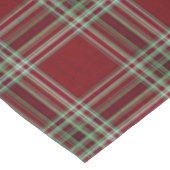 Nappe Classy Vintage Red Green Textured Tartan Plaid  (Angle)