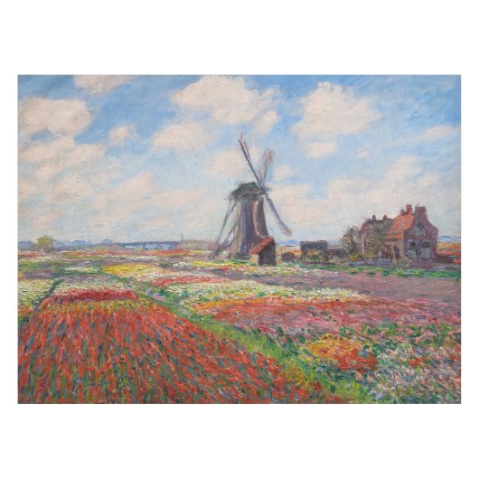 Nappe Claude Monet - Champ de Tulipes en Hollande (Devant (Horizontal))
