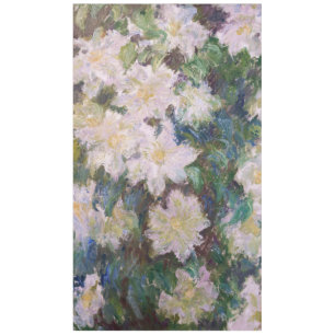 Nappe Claude Monet - Clematis blanc