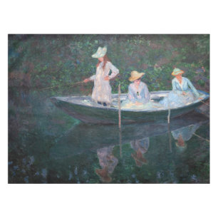 Nappe Claude Monet - En Norvegienne Bateau à Giverny