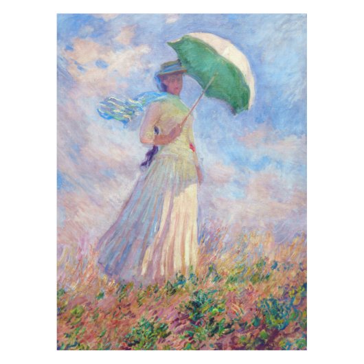 Nappe Claude Monet - Femme avec un parasol face à droite (Devant)