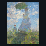 Nappe Claude Monet - La Promenade, Femme avec un Parasol<br><div class="desc">La Promenade, Femme avec un Parasol / Madame Monet et son fils / La Promenade / La Femme a l'ombrelle - Claude Monet, 1875</div>