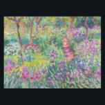 Nappe Claude Monet - Le jardin d'Iris à Giverny<br><div class="desc">Jardin d'Iris à Giverny / Jardin d'Artiste à Giverny - Claude Monet,  1899-1900</div>