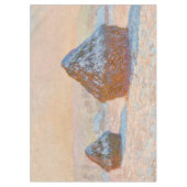 Nappe Claude Monet - Piles à roues, Effet neige, Matin (Devant)