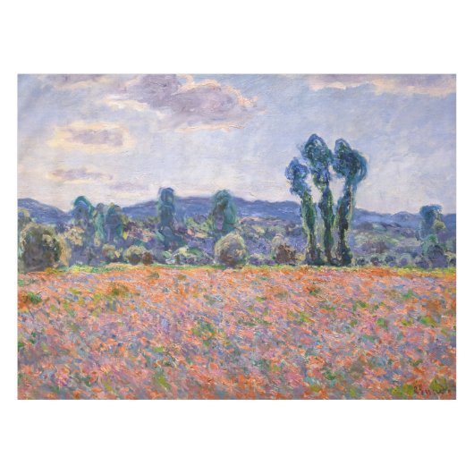 Nappe Claude Monet - Poppy Field 1890 (Giverny) (Devant (Horizontal))
