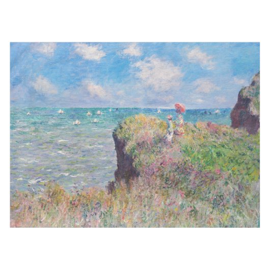 Nappe Claude Monet - Promenade Cliff à Pourville (Devant (Horizontal))